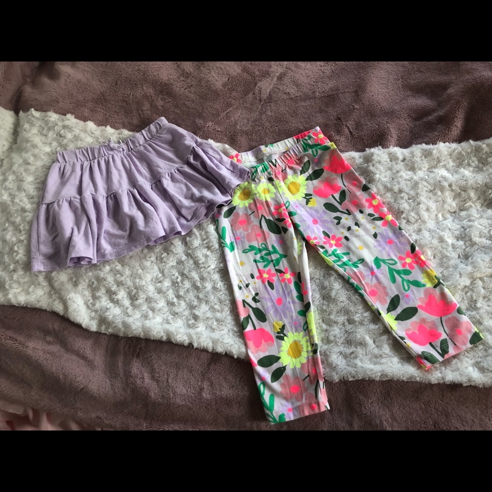 Cat & Jack 🌸Skort & Capri combo🌸